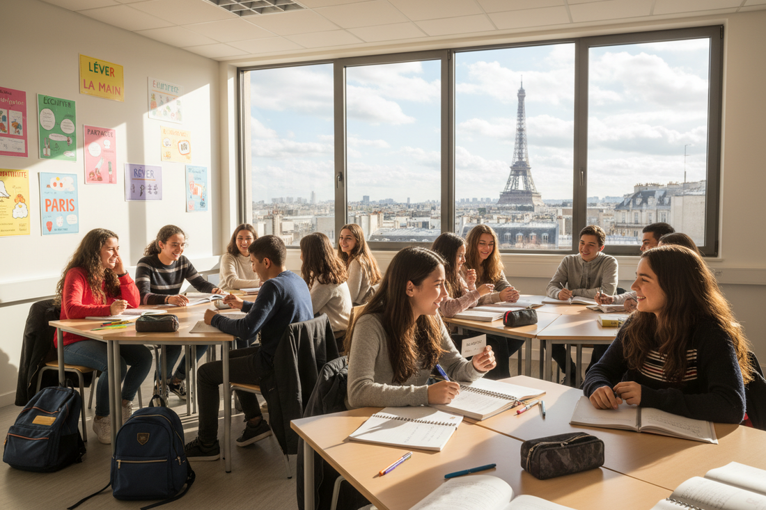 Cursos de vacacionales de francés para adolecentes  en Paris