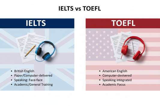 ¿IELTS o TOEFL? Cómo elegir el examen que más te conviene (y cómo prepararte sin morir en el intento)